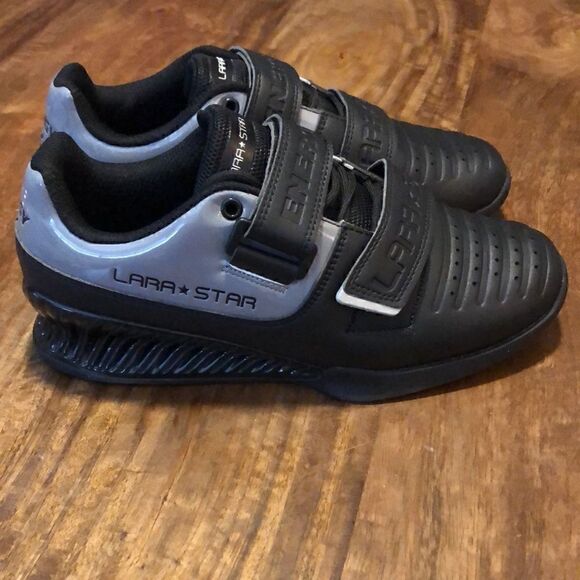Lara Star Hook Loop Professional Male Powerlifting Shoes size 7 BLACK main image 7